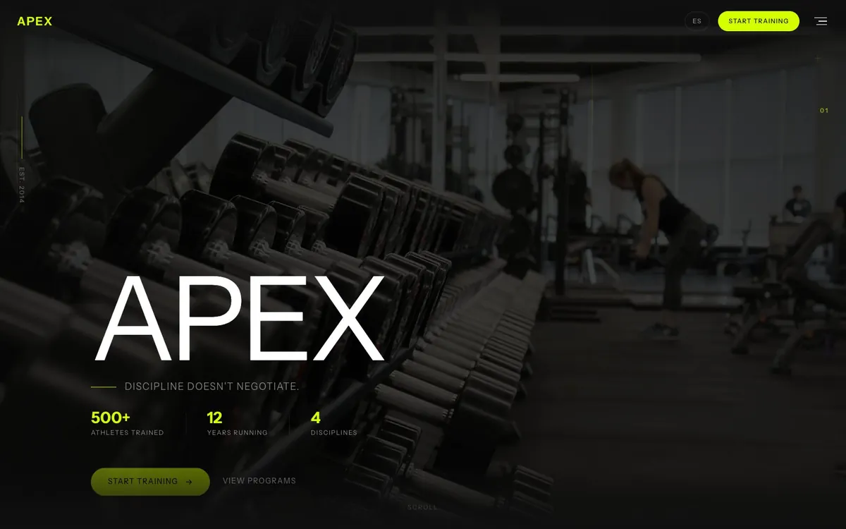 APEX TRAINING, Gym