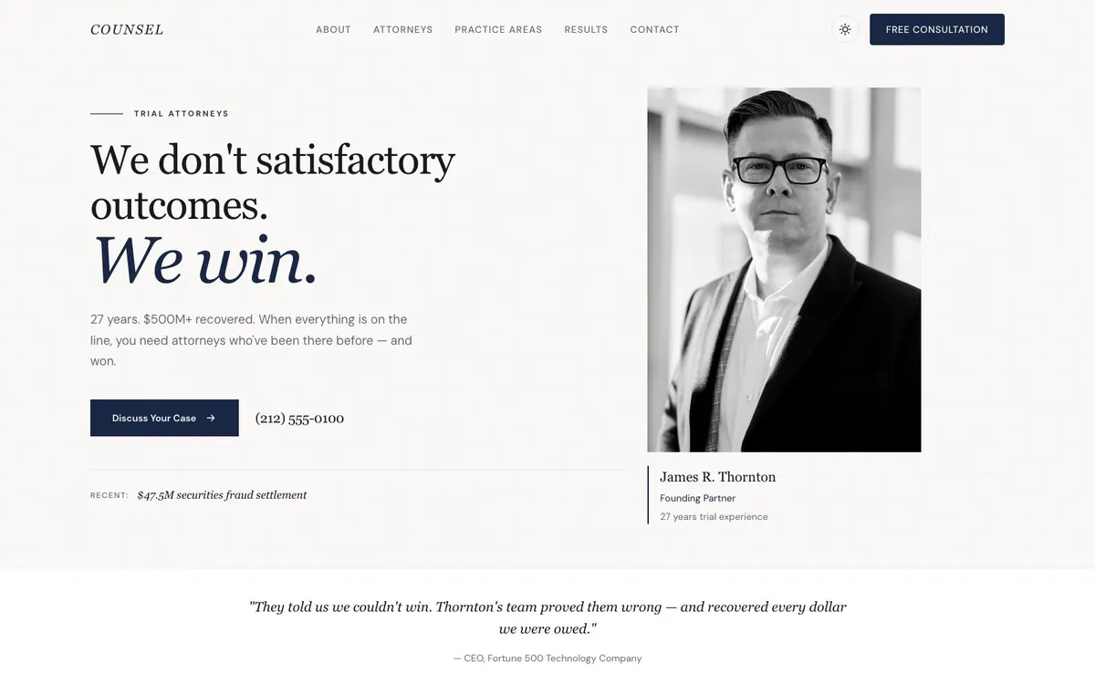 COUNSEL, Law firm