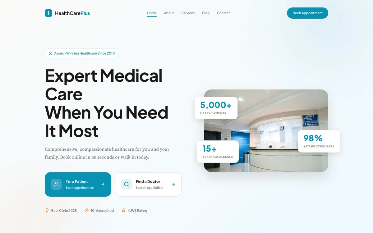 HealthCarePlus, Clinic